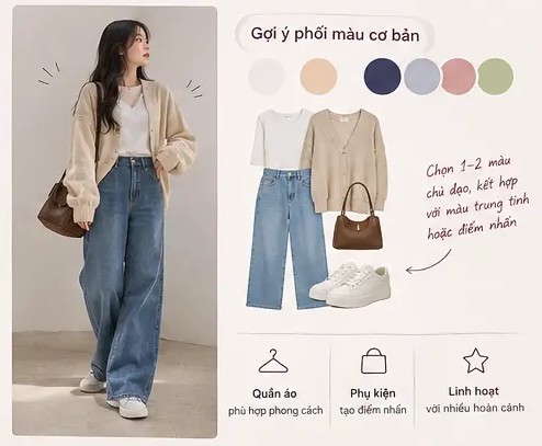 gợi ý phối đồ cơ bản