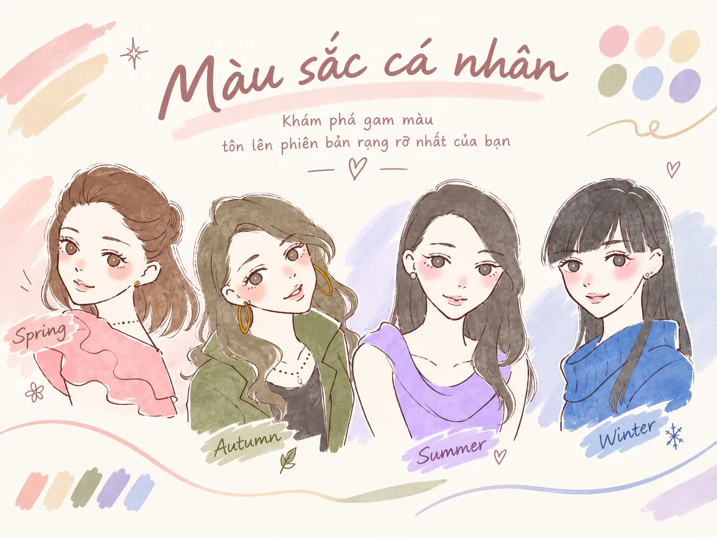 ảnh bìa màu sắc cá nhân