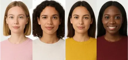 4 mức độ sáng - tối khác nhau