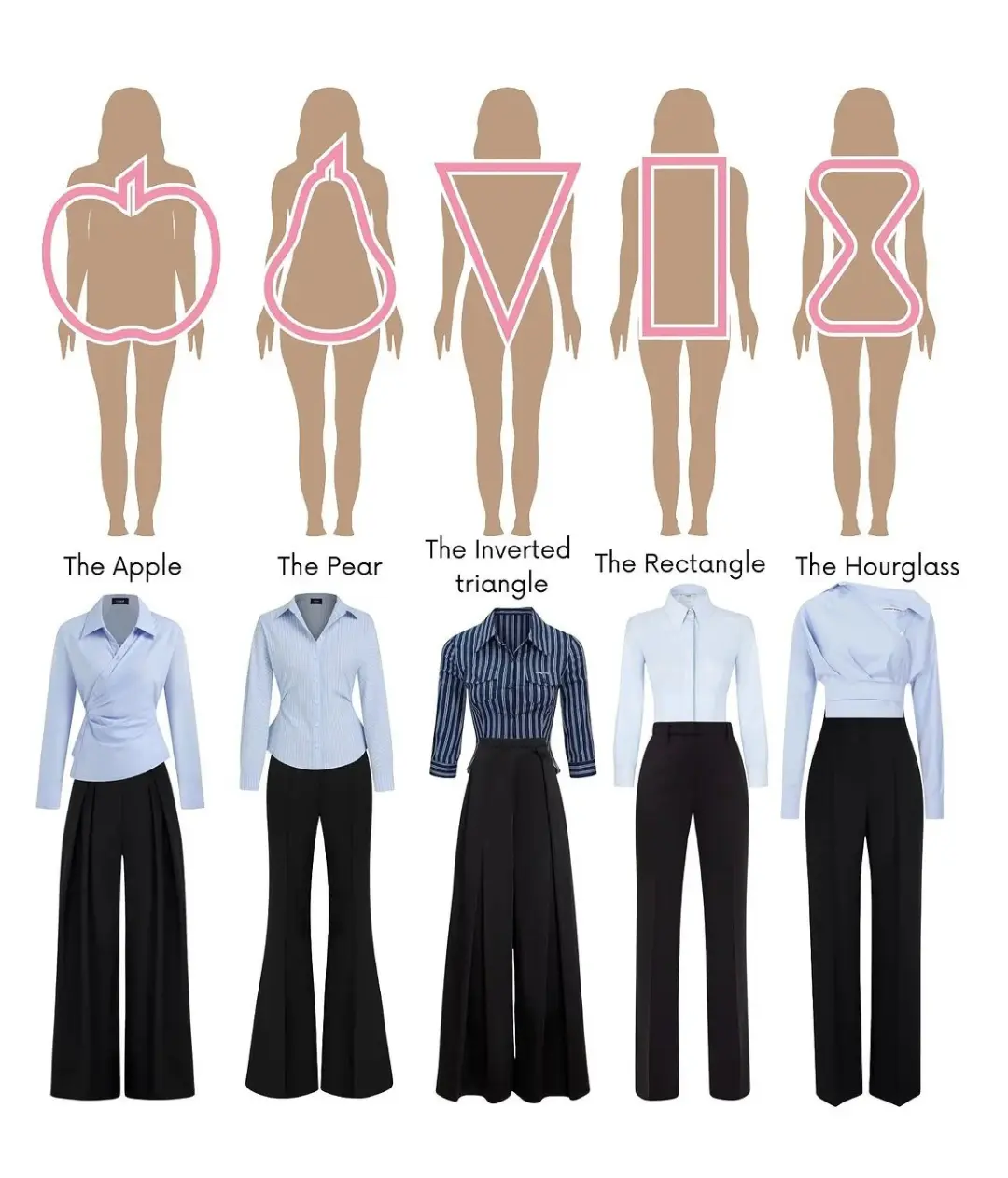Phối đồ basic theo từng loại dáng người