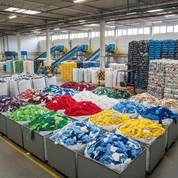 Xưởng tái chế và sửa chữa quần áo
