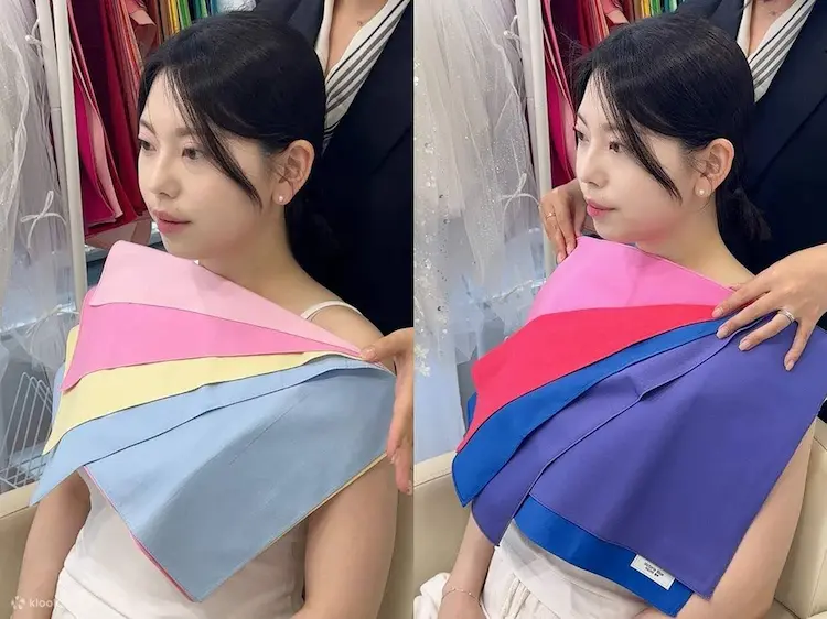 Phương pháp xác định Personal Color bằng cách ướm thử vải màu